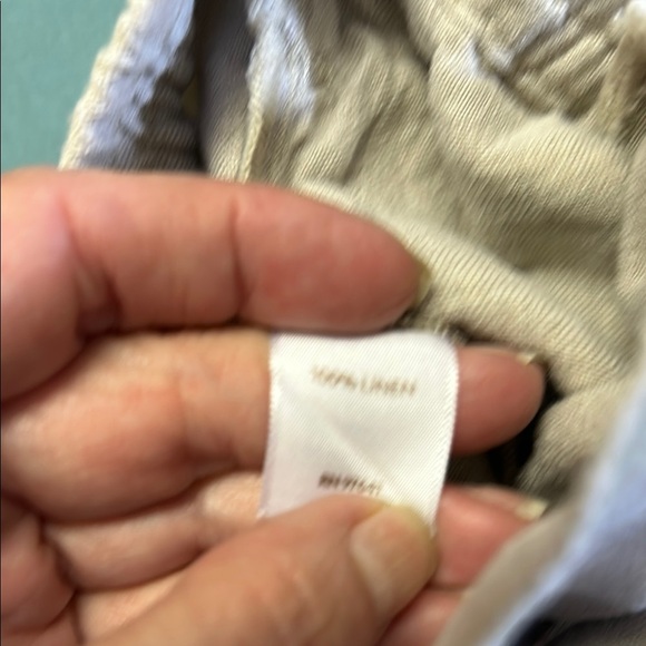 J. Jill Tan Trousers with Elastic Waistband and Relaxed Fit - Picture 4 of 4